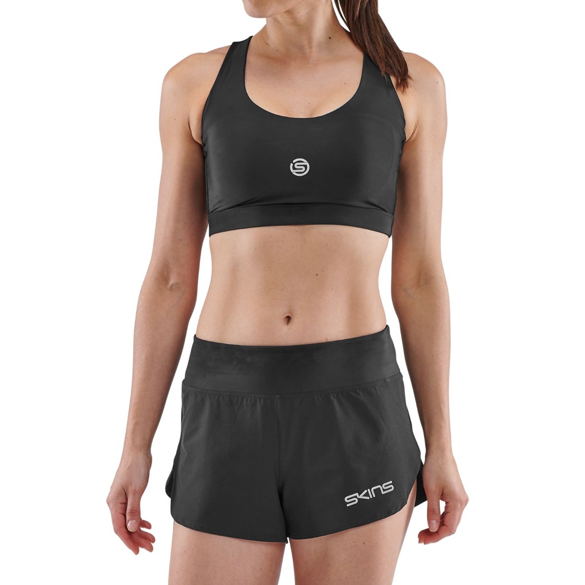 Women‘s Sports Bra Active Series-3 Black - SKINS