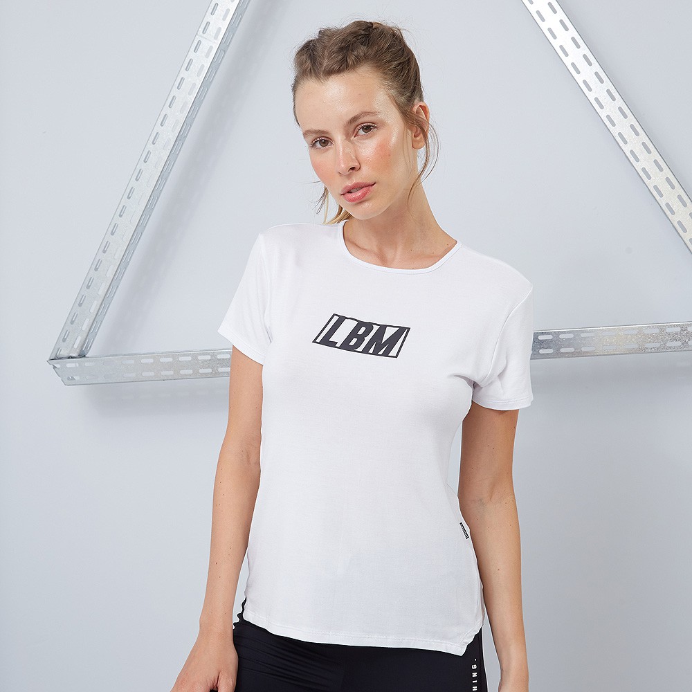 Women‘s T-shirt Essentials white - LABELLAMAFIA
