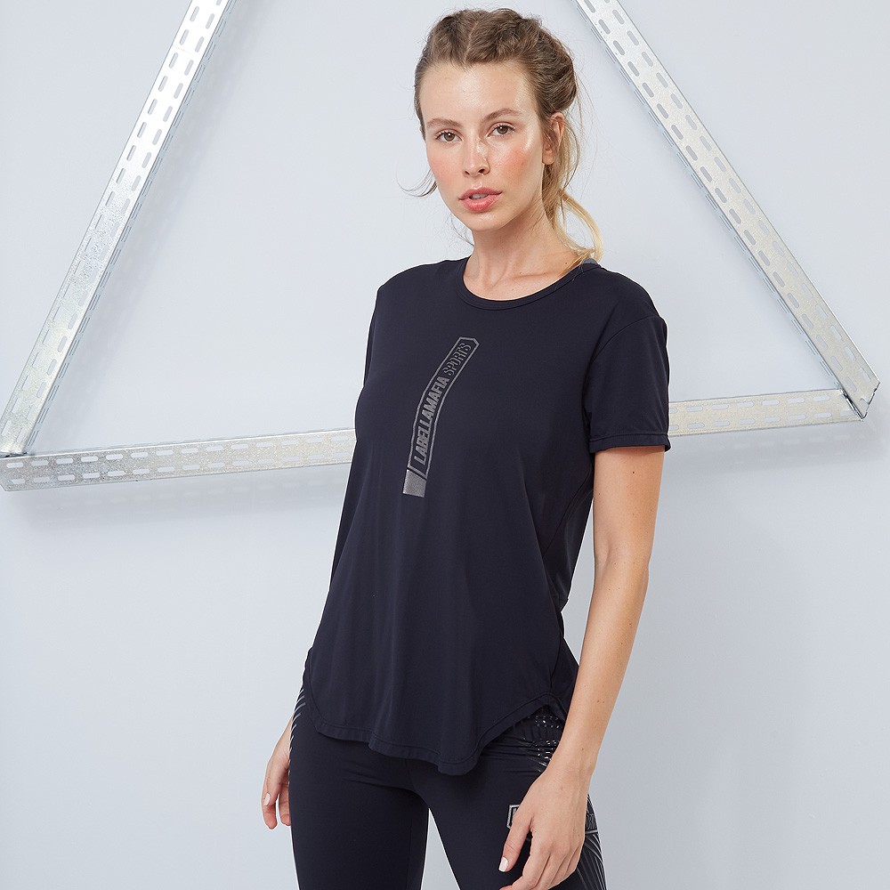 Women‘s T-shirt Techwear Vibes black - LABELLAMAFIA