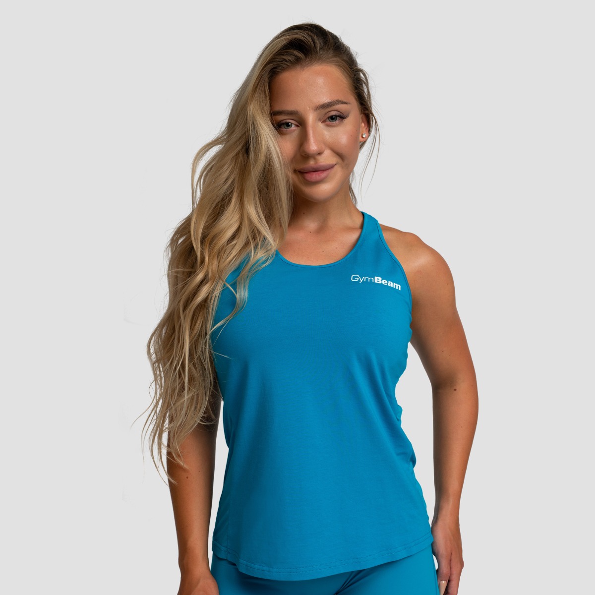 Dames Limitless Tanktop Aquamarijn - GymBeam