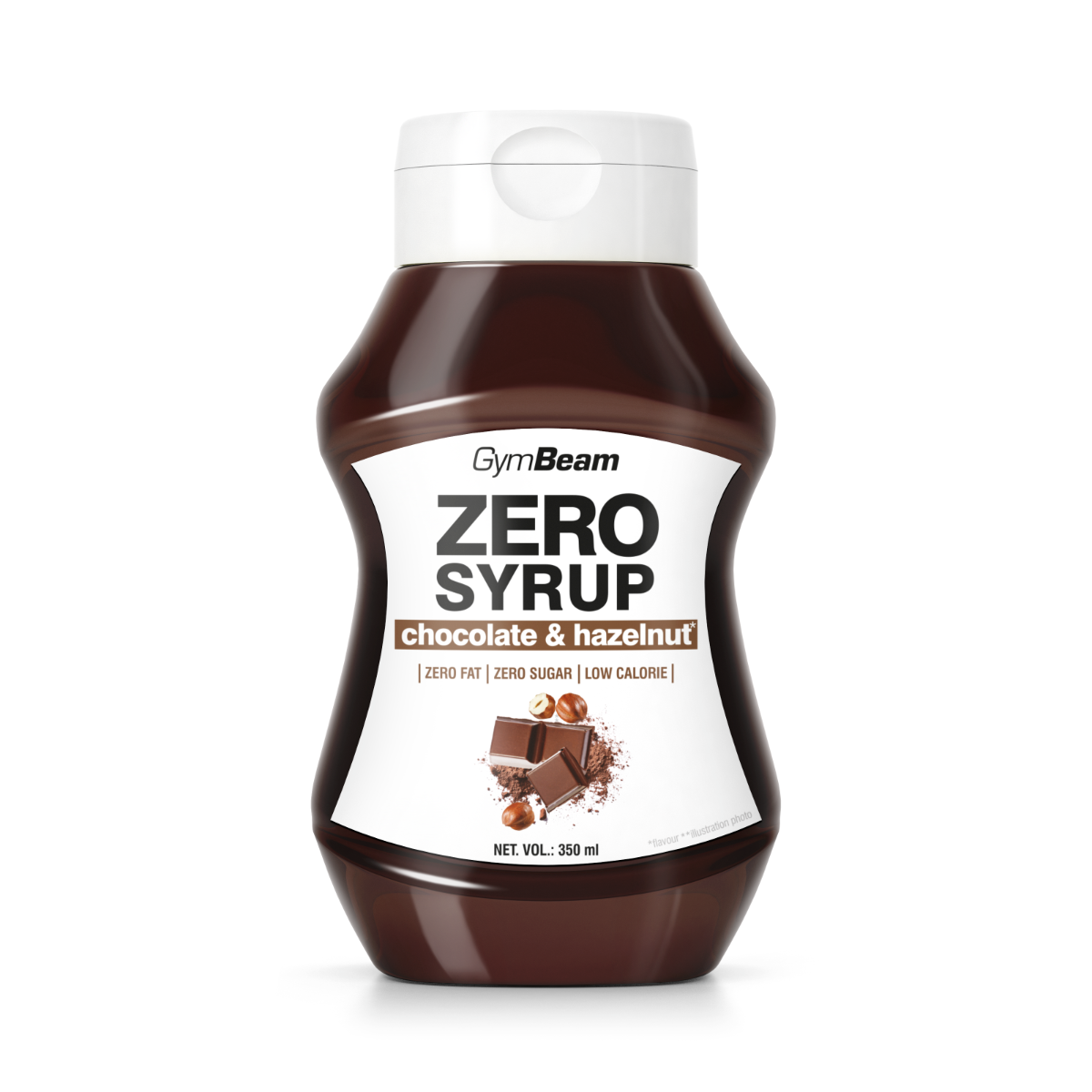 ZERO SYRUP Chocolade & Hazelnoot - GymBeam