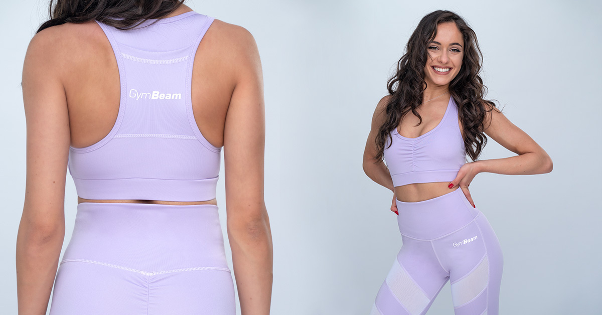 Sportbeha Fave lila - GymBeam