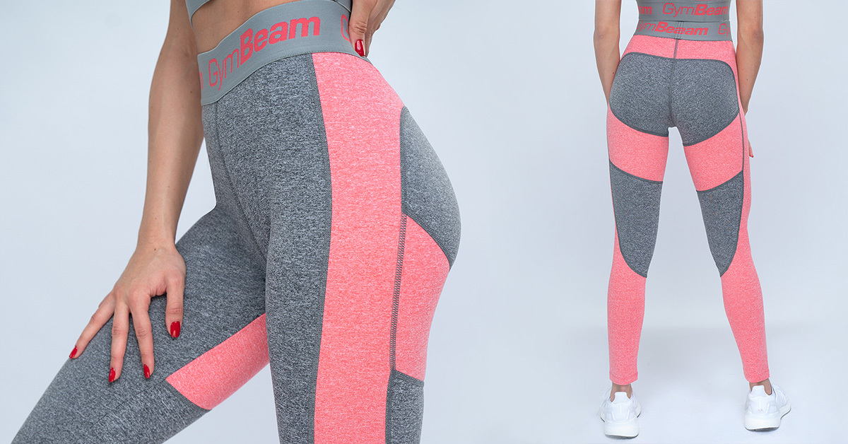 Dames legging Ultrafit Heather Pink - GymBeam