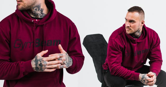 PRO Hoodie Burgundy - Gymbeam