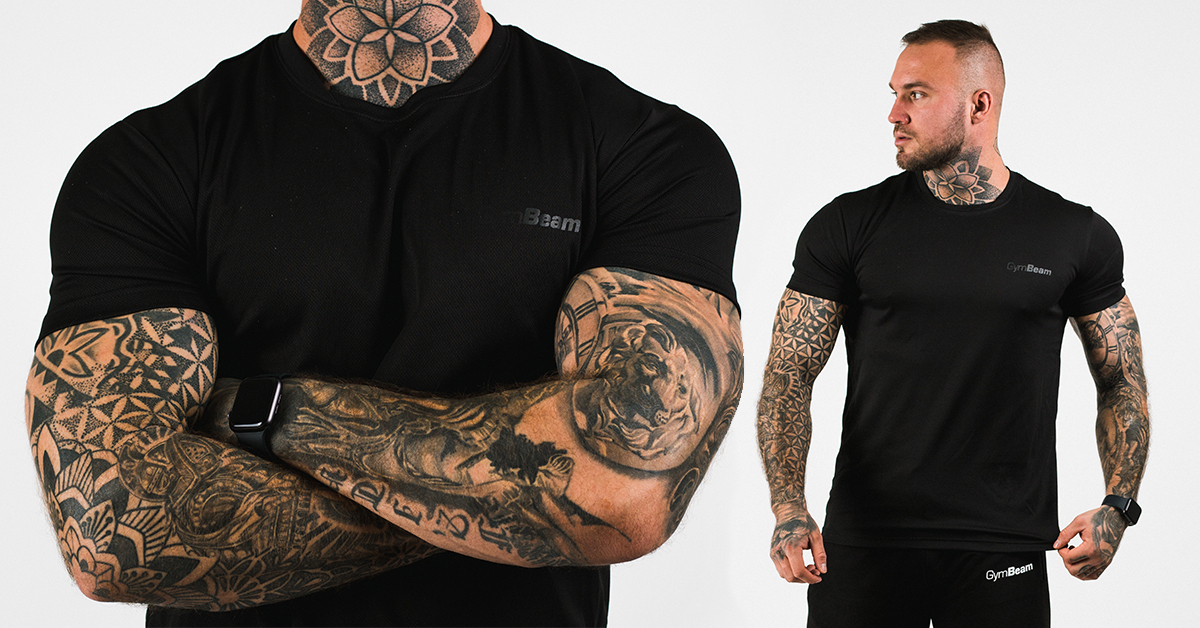 Men's TRN T-Shirt 3Pack Black - GymBeam