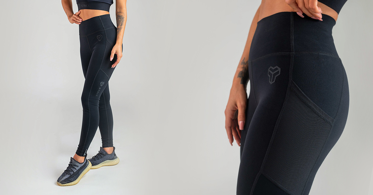 Women's Essential Leggings Black - STRIX