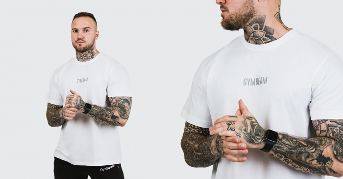 FIT T-Shirt Wit - GymBeam
